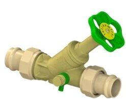 Schlösser Freistromventil 0015872800001 DN 25, 28mm, AG, Mit Entleerung, Nichtsteigende Spindel