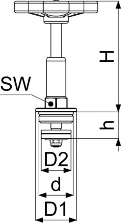 Schlösser Freistromventil-Oberteil 0018162000001 DN 20, G 3/4, Messing, Steigende Spindel -VIEGA Verkäufe Schloesser Freistromventil Oberteil 0018162000001 DN 20 G 3 4 Messing steigende Spindel 1