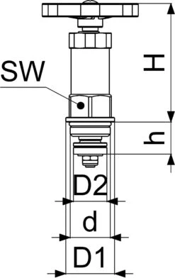 Schlösser Freistromventil-Oberteil 0018181500001 DN 15, G 1/2, Messing, Nichtsteigende Spindel -VIEGA Verkäufe Schloesser Freistromventil Oberteil 0018181500001 DN 15 G 1 2 Messing nichtsteigende Spindel 1