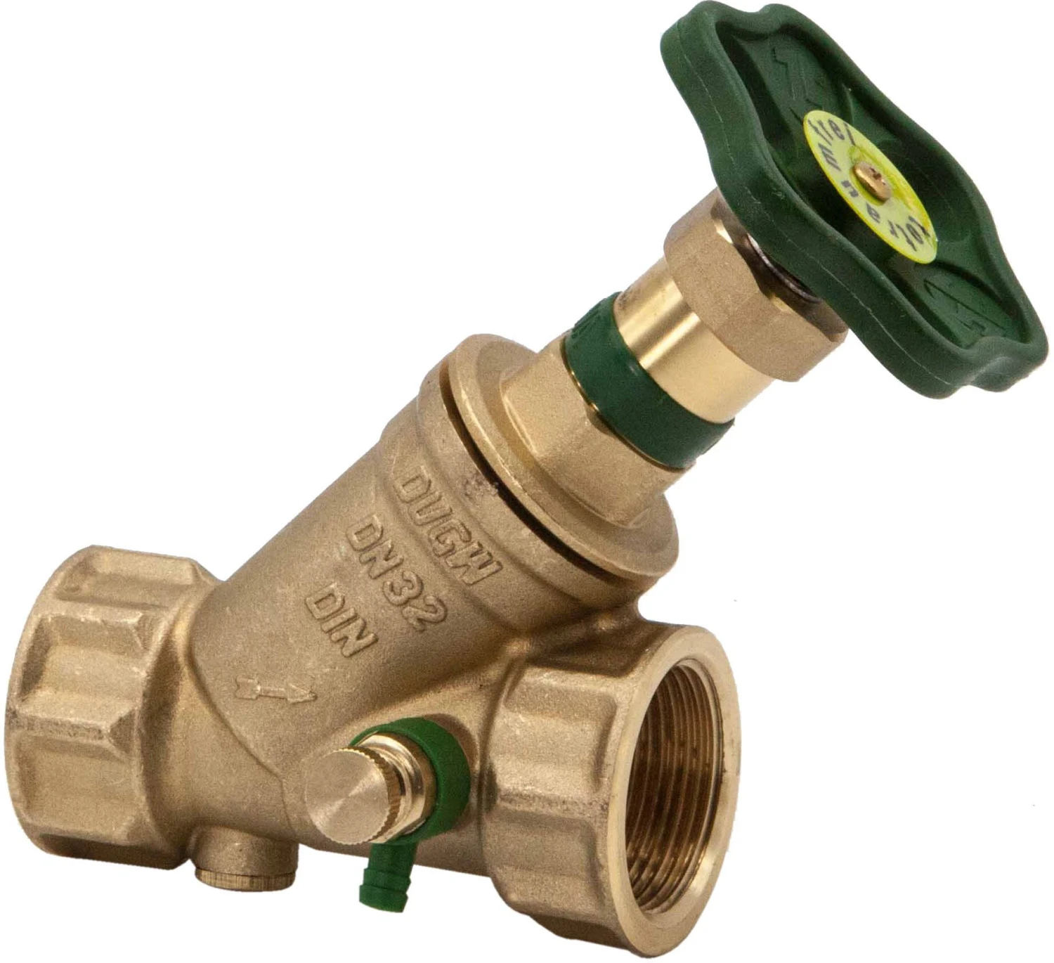 Schlösser KFR-Ventil 0016303200001 DN 32, G 1 1/4, Mit Entleerung, Nichtsteigende Spindel 1 Schlösser KFR-Ventil 0016303200001 DN 32, G 1 1/4, Mit Entleerung, Nichtsteigende Spindel