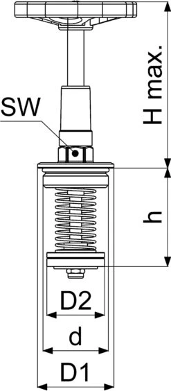 Schlösser KFR-Ventil-Oberteil 0018193200001 DN 32, G 1 1/4, Messing, Steigende Spindel -VIEGA Verkäufe Schloesser KFR Ventil Oberteil 0018193200001 DN 32 G 1 1 4 Messing steigende Spindel 1