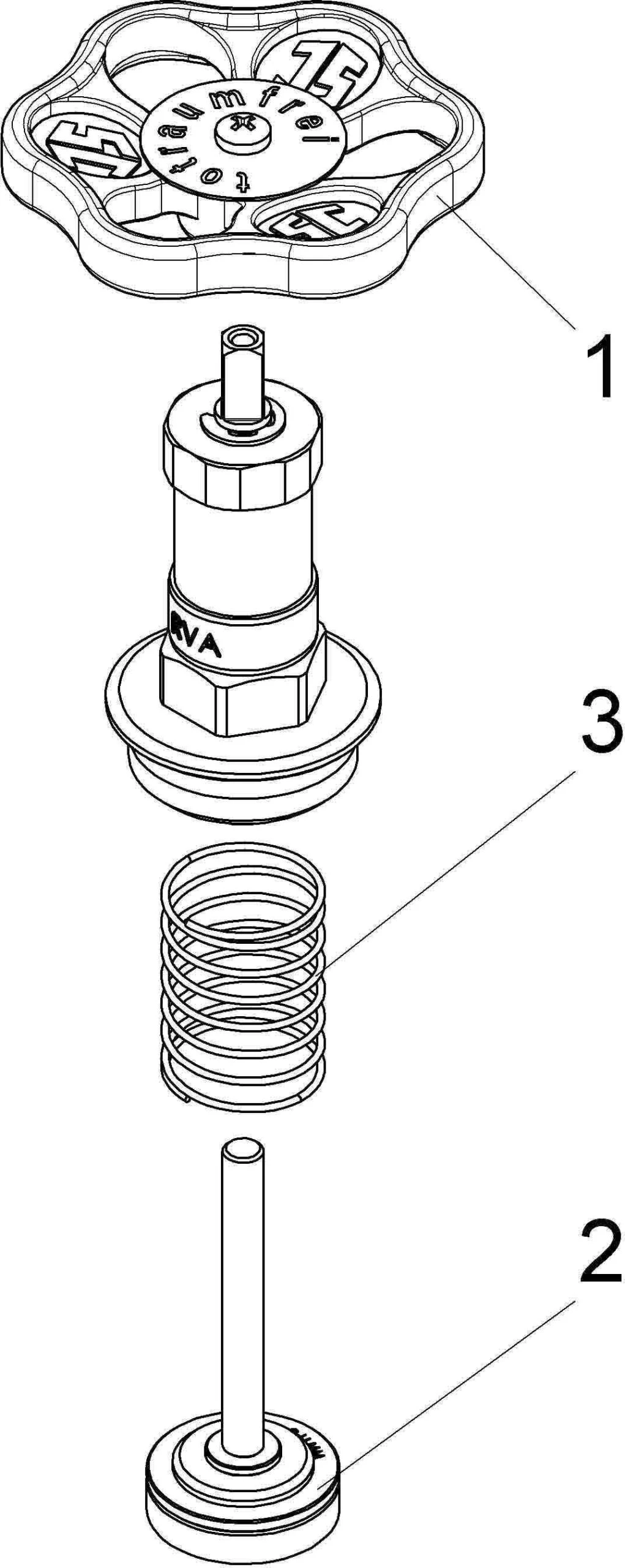 Schlösser KFR-Ventil-Oberteil 0018212500001 DN 25, G 1, Messing, Nichtsteigende Spindel 3 Schlösser KFR-Ventil-Oberteil 0018212500001 DN 25, G 1, Messing, Nichtsteigende Spindel – Bild 3