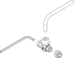 Schlösser Probenahmeventil 0081320800001 Rohr Edelstahl Mit Adapter 3/8", Messing, 1/4" -VIEGA Verkäufe Schloesser Probenahmeventil 0081320800001 Rohr Edelstahl mit Adapter 3 8 Messing 1 4 2