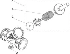 Schlösser Rückflussverhinderer 0013252500001 DN 25, Rp 1", Ohne Entleerung -VIEGA Verkäufe Schloesser Rueckflussverhinderer 0013252500001 DN 25 Rp 1 ohne Entleerung 2