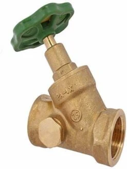 Schlösser Schrägsitzventil 0014102000001 DN 20, Rp 3/4, Mit Entleerung, Steigende Spindel