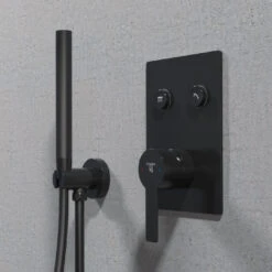 Steinberg Serie 100 Handbrausegarnitur 1001670S Mit Wandanschlussbogen Und Brauseschlauch 1500mm, Matt Black -VIEGA Verkäufe Steinberg Serie 100 Handbrausegarnitur 1001670S mit Wandanschlussbogen und Brauseschlauch 1500mm Matt Black 5