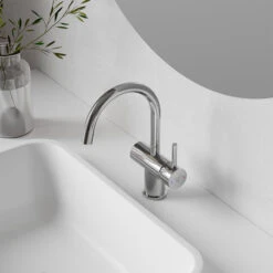 Steinberg Serie 100 Waschtisch Armatur 1001510 Chrom, Schwenkbarer Auslauf, Ohne Ablaufgarnitur -VIEGA Verkäufe Steinberg Serie 100 Waschtisch Armatur 1001510 chrom schwenkbarer Auslauf ohne Ablaufgarnitur 3