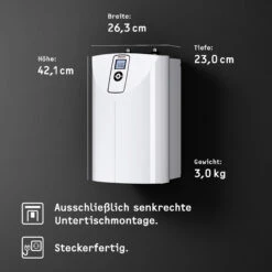 Stiebel Eltron Kleinspeicher SNE 5 T Eco 236714 Weiß, 5 Liter, 2kW, Drucklos -VIEGA Verkäufe Stiebel Eltron Kleinspeicher SNE 5 t Eco 236714 weiss 5 Liter 2kW drucklos 6