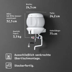 Stiebel Eltron Kochendwassergerät EBK 5 GA 074287 5 Liter, 2.0 KW/230 V, Weiss -VIEGA Verkäufe Stiebel Eltron Kochendwassergeraet EBK 5 GA 074287 5 Liter 2.0 kW 230 V weiss 2