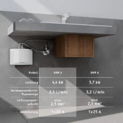 Stiebel Eltron Mini-Durchlauferhitzer 185415 DNM 4, 4,4 KW, 230 V, Weiss -VIEGA Verkäufe Stiebel Eltron Mini Durchlauferhitzer 185415 DNM 4 44 kW 230 V weiss 3