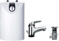 Stiebel Eltron Untertischgerät SNU 5 SL 222172 5 Liter, 2 KW, Offen, Weiss, Mit Armatur MAE-W