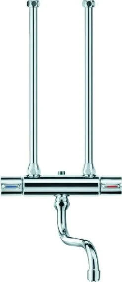 Stiebel Eltron Zweigriff-Mischarmatur 232605 Verchromt, Für Drucklose Speicher, Übertisch, Für Küche