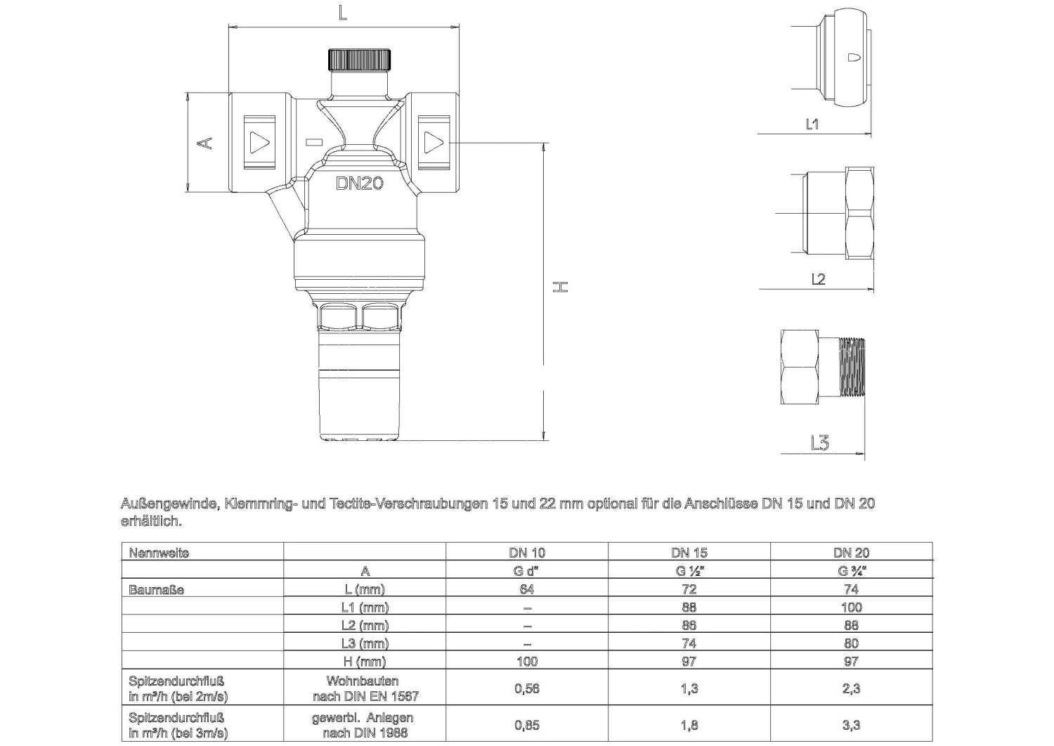 Syr - Sasserath Druckminderer 0312.10.017 DN 10, IG 2 Syr - Sasserath Druckminderer 0312.10.017 DN 10, IG – Bild 2