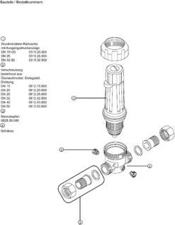 Syr - Sasserath Druckminderer 0315.20.000 DN 20, 1,5-6 Bar, Rotguss -VIEGA Verkäufe Syr Sasserath Druckminderer 0315.20.000 DN 20 15 6 bar Rotguss 2