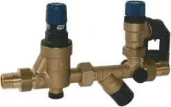 Syr - Sasserath Sicherheitsgruppe 0025.15.010 DN 15, Mit Druckminderer, 8 Bar, R 3/4, Rohgelb