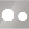 TECE TECEloop WC-Blende 9240616 Glas Titan, Für WC-Betätigungsplatte