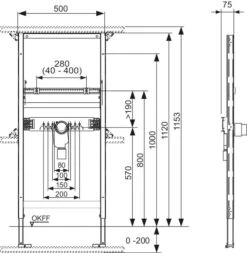 TECEprofil Waschtischmodul 9310004 Bauhöhe 1120m M, Mit Unterputz Geruchsverschluss -VIEGA Verkäufe TECEprofil Waschtischmodul 9310004 Bauhoehe 1120m m mit Unterputz Geruchsverschluss 1