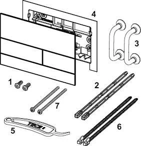 TECEsquare II Metall Betätigungsplatte 9240833 Schwarz Matt, Für 2-Mengentechnik 4 TECEsquare II Metall Betätigungsplatte 9240833 Schwarz Matt, Für 2-Mengentechnik – Bild 4