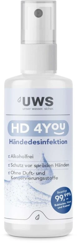 UWS Desinfektionsmittel HD 4 You 400300-32 Sprühflasche A 100ml -VIEGA Verkäufe UWS Desinfektionsmittel HD 4 You 400300 32 Spruehflasche a 100ml 1