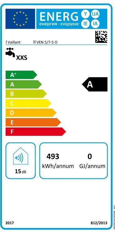 Vaillant EloSTOR Elektro-Warmwasserspeicher 0010021139 VEN 5/7 O 5 L, Niederdruck, Übertisch 4 Vaillant EloSTOR Elektro-Warmwasserspeicher 0010021139 VEN 5/7 O 5 L, Niederdruck, Übertisch – Bild 4