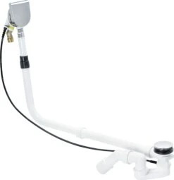 Viega Ab-/Überlaufgarnitur 733612 Visign MT9, DN 40/50x1070mm, Verchromt