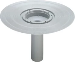 Viega Advantix Balkon-/Terrassenablauf-Grundkörper 626976 DN 100, Kunststoff Grau, Ablauf Senkrecht