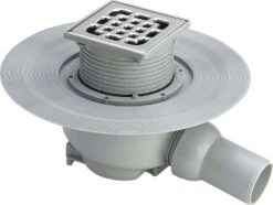 Viega Badablauf Advantix 4921.76 DN 50 Mit Aufsatz Mit Waagerechtem Ablauf