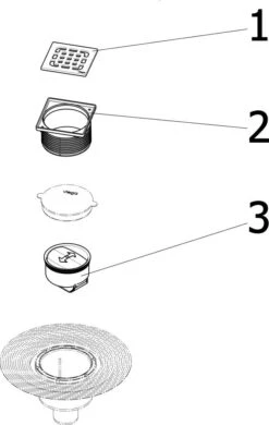 Viega Badablauf-Grundkörper Advantix 4936.3 DN 50, Geruchssicher, Ablauf Senkrecht -VIEGA Verkäufe Viega Badablauf Grundkoerper Advantix 4936.3 DN 50 geruchssicher Ablauf senkrecht 2