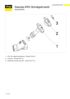 Viega Easytop KFR-Schrägsitzventil 756772 DN 25, Rp 1, Rotguss, Für Wasserzählerbügel -VIEGA Verkäufe Viega Easytop KFR Schraegsitzventil 756772 DN 25 Rp 1 Rotguss fuer Wasserzaehlerbuegel 2