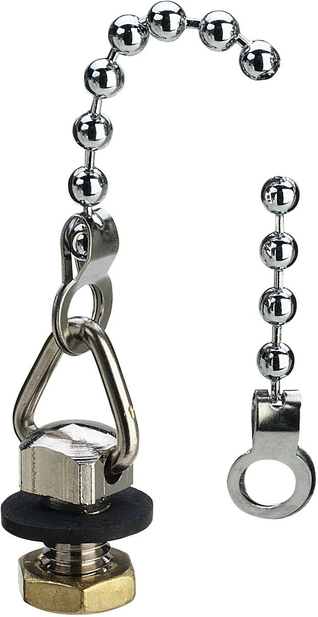 Viega Kugelkette 112349 M 6x35x300mm, Messing Verchromt 1 Viega Kugelkette 112349 M 6x35x300mm, Messing Verchromt