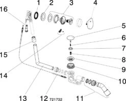 Viega Multiplex Ab-/Überlaufgarnitur 723347 Visign MT9, DN 40/50x560mm, Verchromt -VIEGA Verkäufe Viega Multiplex Ab Ueberlaufgarnitur 723347 Visign MT9 DN 40 50x560mm verchromt 3