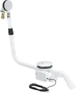 Viega Multiplex Trio Ab-/Überlaufgarnitur 731625 DN 40/50, Verchromt, Für Badewanne Mit Ablaufloch-d= 90mm