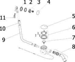 Viega Multiplex Trio Ab-/Überlaufgarnitur 731625 DN 40/50, Verchromt, Für Badewanne Mit Ablaufloch-d= 90mm -VIEGA Verkäufe Viega Multiplex Trio Ab Ueberlaufgarnitur 731625 DN 40 50 verchromt fuer Badewanne mit Ablaufloch d 90mm 3