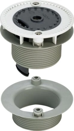 Viega Multiplex Trio Einlaufelement 683580 Kunststoff Grau, Mit 2 Ventiloberteilen Zum Einschrauben