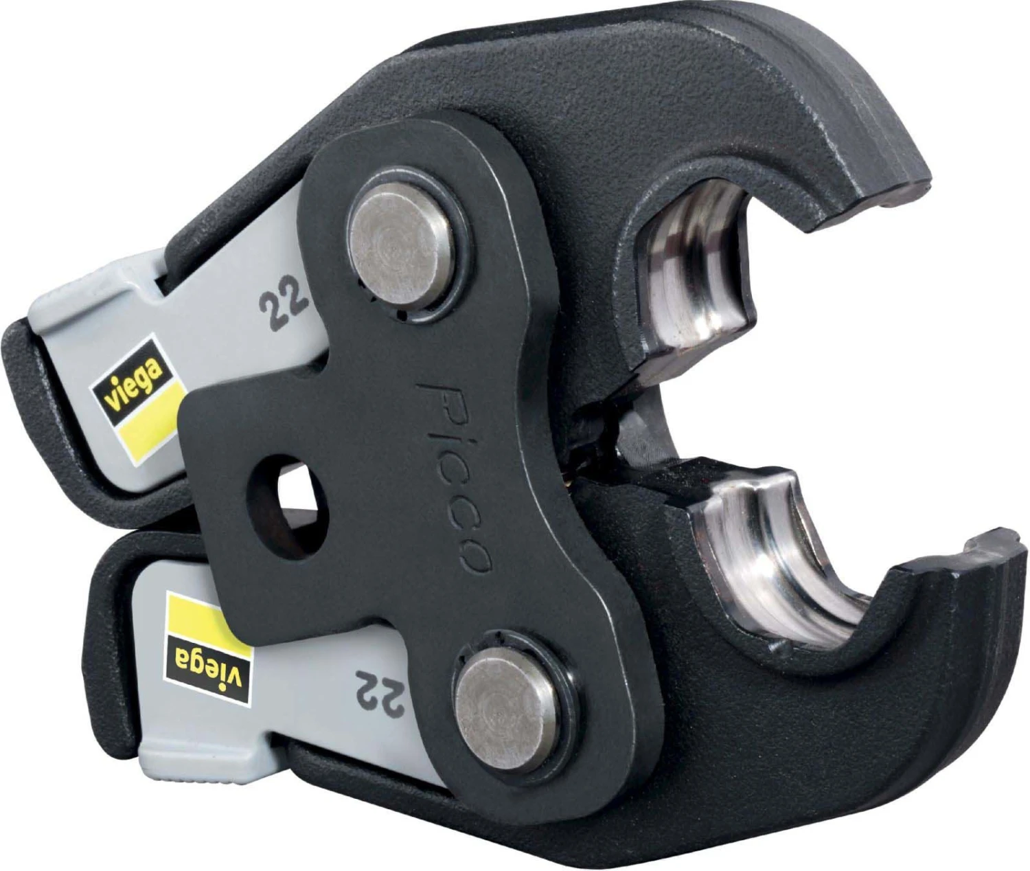 Viega Picco Pressbacke 735425 35mm, Stahl Phosphatiert, Schnappfunktion 1 Viega Picco Pressbacke 735425 35mm, Stahl Phosphatiert, Schnappfunktion