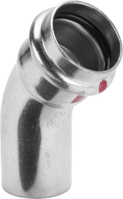 Viega Prestabo Bogen 558338 15 Mm, 45Grad, Stahl Unlegiert, SC-Contur, Einsteckende