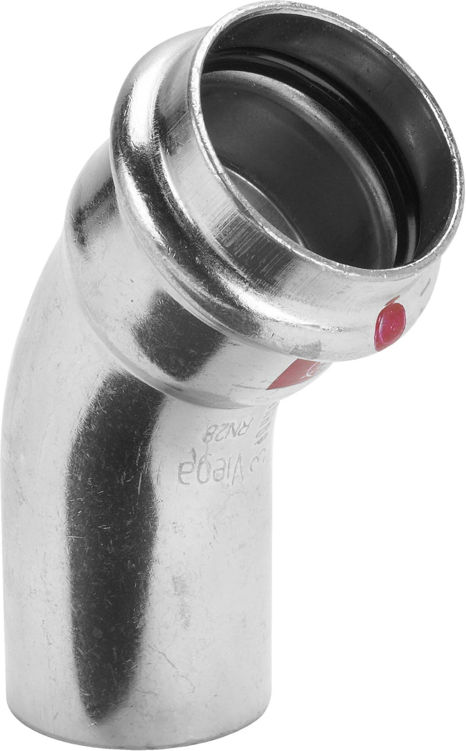 Viega Prestabo Bogen 558338 15 Mm, 45Grad, Stahl Unlegiert, SC-Contur, Einsteckende 1 Viega Prestabo Bogen 558338 15 Mm, 45Grad, Stahl Unlegiert, SC-Contur, Einsteckende