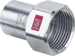 Viega Prestabo Einsteckstück 559137 15 Mm X Rp 1/2, Stahl Unlegiert, Einsteckende