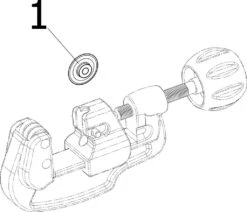 Viega Rohrabschneider 652135 6-67mm, Stahl, Für Kupfer-/Edelstahl-Rohr -VIEGA Verkäufe Viega Rohrabschneider 652135 6 67mm Stahl fuer Kupfer Edelstahl Rohr 2