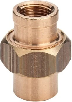 Viega Rohrverschraubung 446963 Rp 1 1/4, Rotguss, Konisch Dichtend