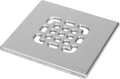 Viega Rost 554866 143x143mm, Gezogen, Edelstahl