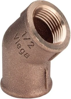 Viega Rotguss Winkel 1" 45 Grad