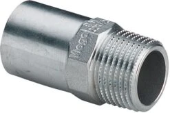 Viega Sanpress Inox Einsteckstück 436780 54mmxR 2, Stahl Nichtrostend, Mehrkant