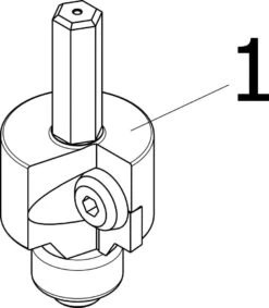 Viega Senkfräser 131111 Rp 1/2, Mit Innensechskantschlüssel, Stahl -VIEGA Verkäufe Viega Senkfraeser 131111 Rp 1 2 mit Innensechskantschluessel Stahl 2