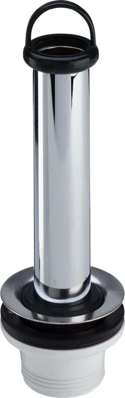 Viega Standrohrventil 126032 G 1 1/2x70x140mm, Messing Verchromt