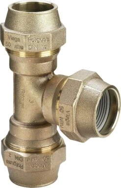 Viega T-Stück Maxiplex 32 Mm, Rotguss, Gleichseitig