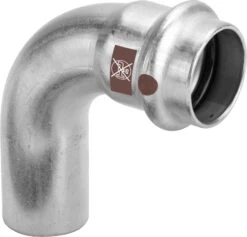 Viega Temponox Bogen 809768 35 Mm, 90Grad, Stahl, Nicht Rostend, Einsteckende, SC-Contur