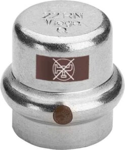 Viega Temponox Kappe 811990 35 Mm, Stahl Nicht Rostend, SC-Contur
