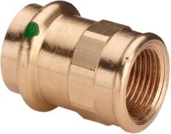 Viega Übergangsstück Sanpress 2212 35 Mm X Rp 1, Rotguss Oder Siliziumbronze, SC-Contur, Mehrkant