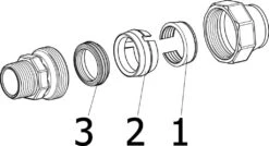 Viega Verschraubung Maxiplex 9011 20 Mm X 1/2 AG, Rotguss -VIEGA Verkäufe Viega Verschraubung Maxiplex 9011 20 mm x 1 2 AG Rotguss 2